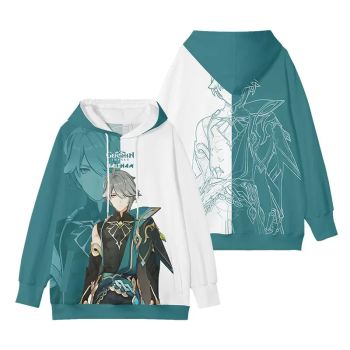 Simple Genshin Impact alhaitham Anime Hoodie