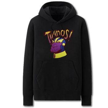 -> Hoodies &#8211; Solid Color Thanos was Right Cartoon Style Super Cool Fleece Hoodie