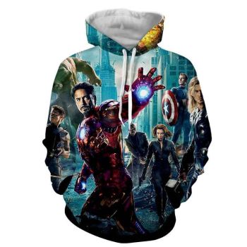 Iron Man Iron Man Hoodies Pullover Black Hoodie