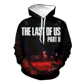 The Last Of Us 3D Print Hoodies &#8211; Game Sweatshirt Pullover