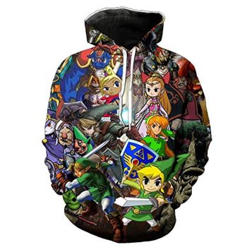 The Legend of Zelda Hoodie &#8211; 3D Print Hooded Pullover