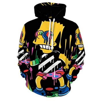 The Simpsons Hoodies &#8211; Unisex 3D Printed Hoodie Pullover Sweatshirt with Pocket