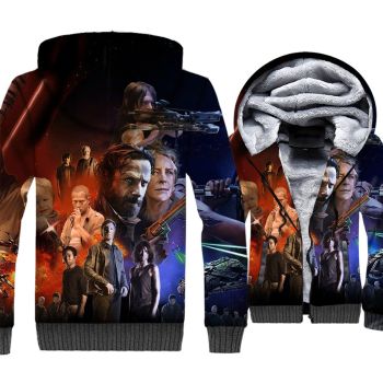 The Walking Dead Jackets &#8211; The Walking Dead Series Movie Character Super Cool 3D Fleece Jacket
