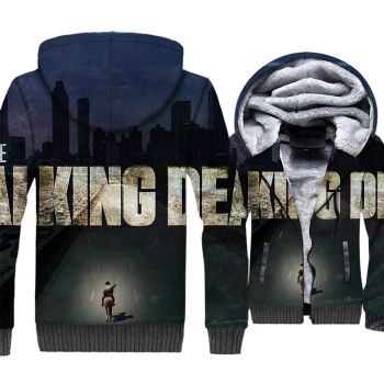 The Walking Dead Jackets &#8211; The Walking Dead Series Season 1 Rick Poster Super Cool 3D Fleece Jacket