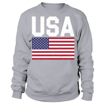 Independence Day USA Flag Sweatshirt