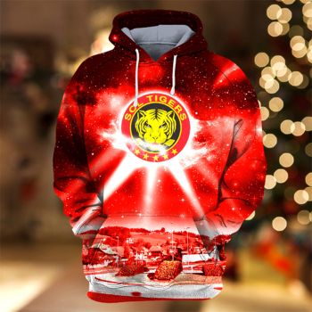 Gorgeous Red Lighting Pattern Lighting Hoodie