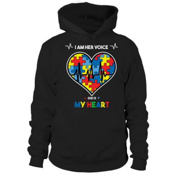 I am her voice She Hoodies