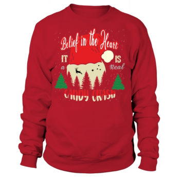 Believe In The Heart It A Is Real Candy Crash Sweatshirt