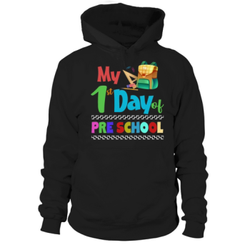 First Day Preschool Kids Teacher Back To School Hoodies