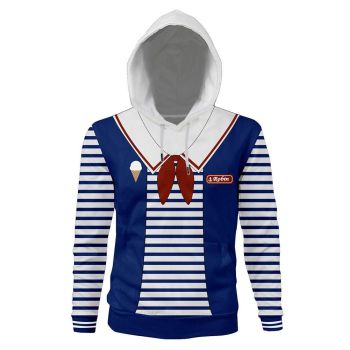 Unisex Robin Hoodies Stranger Things Pullover 3D Print Jacket Sweatshirt