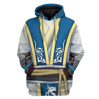 Gorgeous Black White Belt Pattern Indians Hoodie