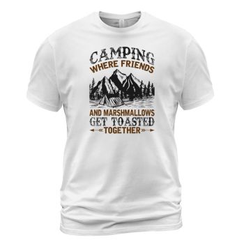 Camping where you roast friends and marshmallows together.