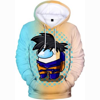 Video Game Among Us Hoodie &#8211; 3D Print Fashion Boy Drawstring Pullover Hoodie