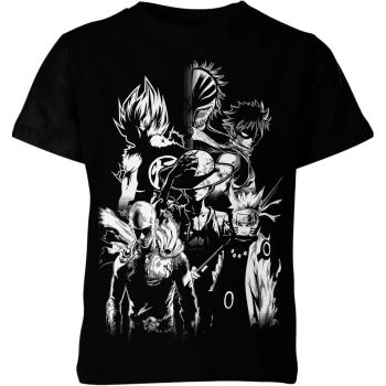 Sleek Black Main Anime Shirt