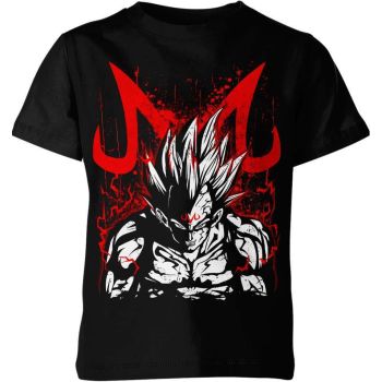 Shadowed Saiyan Might - Onyx Black Vegeta Shirt