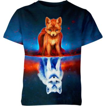 Vulpix's Icy Aura - Serene Blue Vulpix Shirt