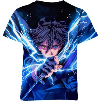Sasuke Uchiha's Azure Nightfall Shirt