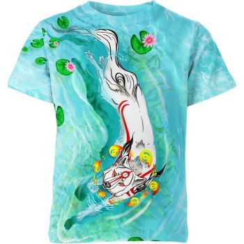 Celestial Brushwork - Amaterasu From Okami Shirt