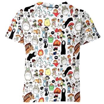 Studio Ghibli Shirt - Pearl White Rainbow
