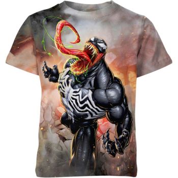 Cosmic Fusion: Multicolored Venom Shirt - A Cool And Awesome  Tee