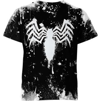 Dynamic Duo&#039;s Duality - Black Spider-man Man Shirt