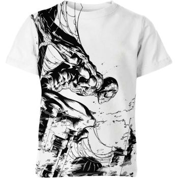 Simple White Spider-man Man Hero T-Shirt: Understated Chic, Reflecting Modesty