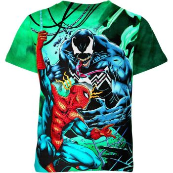 Green Spider-man Man Hero T-Shirt: Refreshing Elegance