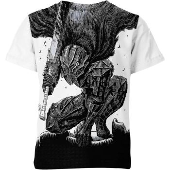 Guts From Berserk Shirt - Midnight Onyx Guardian