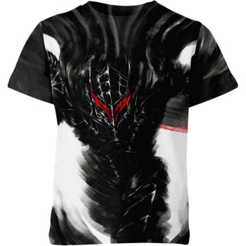 Guts From Berserk Shirt - Enigmatic Obsidian Avenger