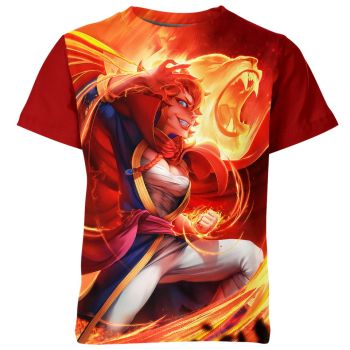 Fiery Red Mereoleona Vermillion From Black Clover Shirt