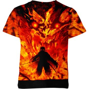 Blazing Red Kyojuro Rengoku From Demon Slayer Shirt