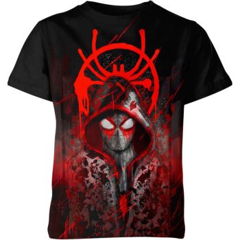 Fiery Red Spider-man Man Hero T-Shirt: Dynamic Fusion, Blazing Trails as a Hero