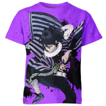Majestic Purple Obanai Iguro From Demon Slayer Shirt