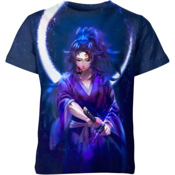 Azure Slasher - Brilliant Blue Yoriichi Tsugikuni From Demon Slayer Shirt