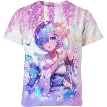 Enchanting Amethyst: Rem From Re Zero Shirt