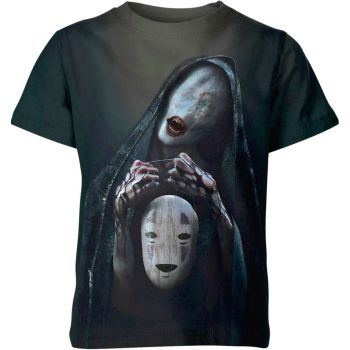 No Face in Lively Green Shirt