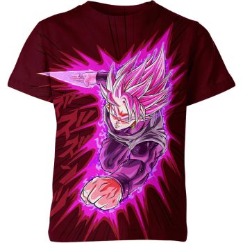 Black Goku's Crimson Ambition - Black Goku From Dragon Ball Z Shirt