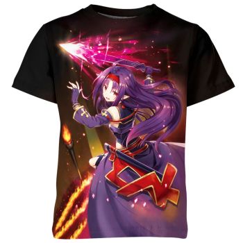 Dual-Wielder - Black with Violet Accents Yuuki from Sword Art Online Shirt