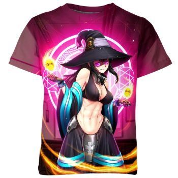 Regal Purple Maki Oze from Fire Force Shirt