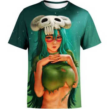 Vibrant Green Nel Tu From Bleach Shirt