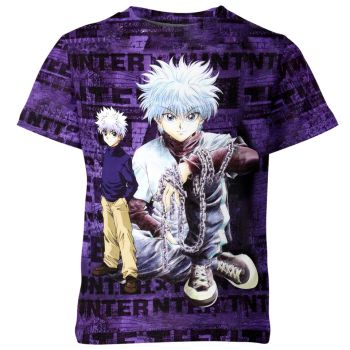 Mysterious Aura - Killua Zoldyck From Hunter x Hunter Shirt in Purple