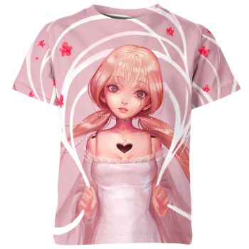 Mesmerizing Pink Marionette Strings Shirt