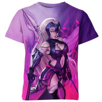 Jeanne D'Arc Ruler From Fate Stay Night Shirt - Regal Purple