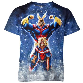 Blue Thunderclap - All Might From My Hero Academia Shirt