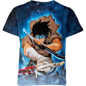 Sung Jin Woo From Solo Leveling Shirt - Blue