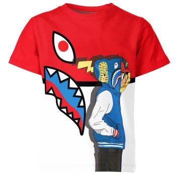 Legendary Collaboration Ash Ketchum And Pikachu X Bape Shirt