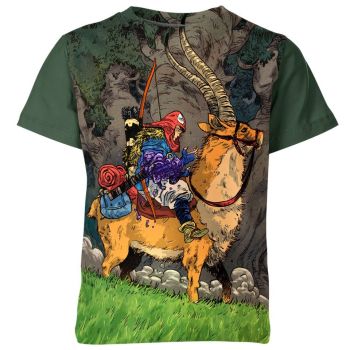 Forest Spirit - Ashitaka in Princess Mononoke From Studio Ghibli Shirt