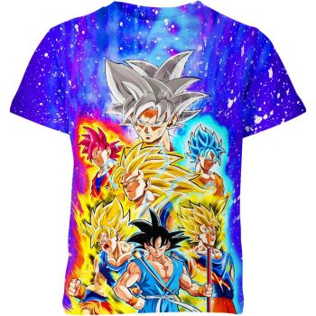 Electric Blue Son Goku Shirt