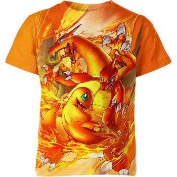 Charizard's Fiery Blaze Charizard From DQS Shirt