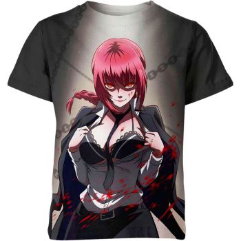 Sleek Black and Charcoal Gray Makima From Chainsaw Man